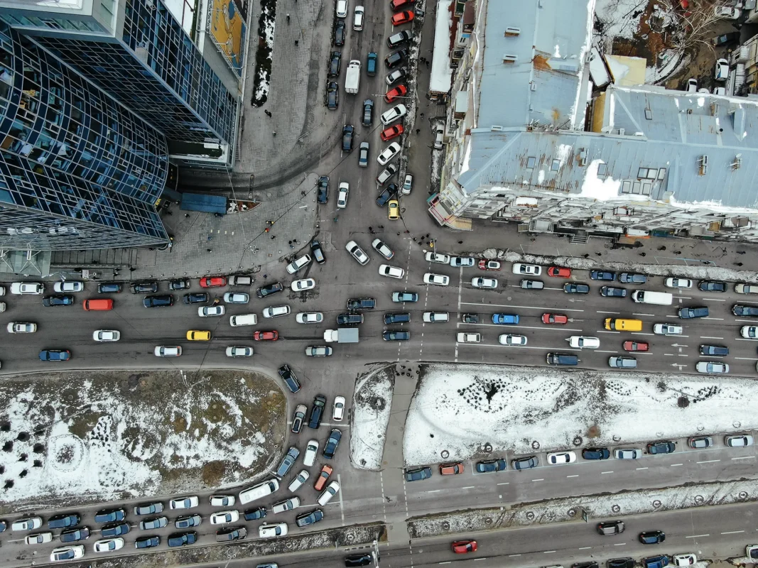 Traffic Jam on a Motorcycle Upbikers