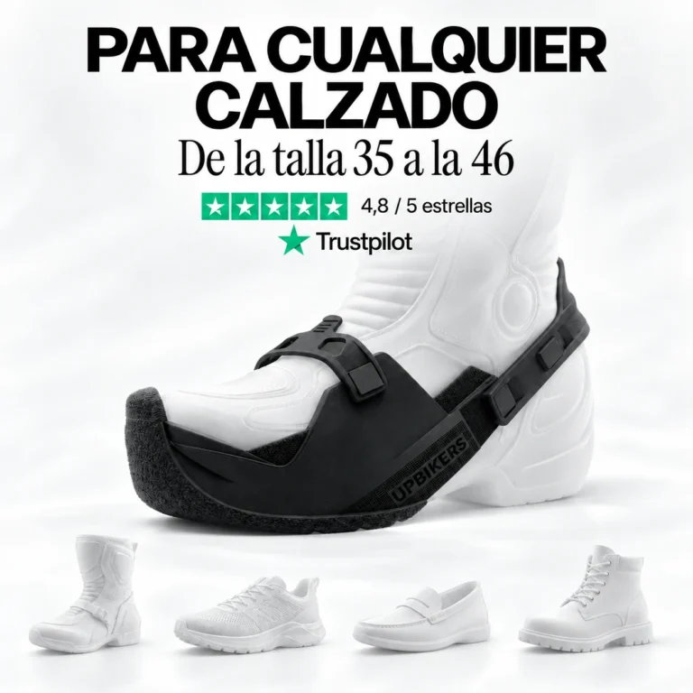 Upbikers se adapta a cualquier calzado, de la talla 35 a la 46