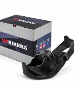 Upbikers junto a su caja